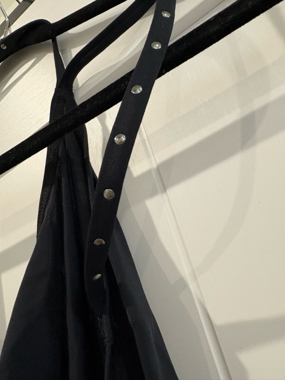 Versace Black Asymmetrical Slip Dress - Picture 3 of 5